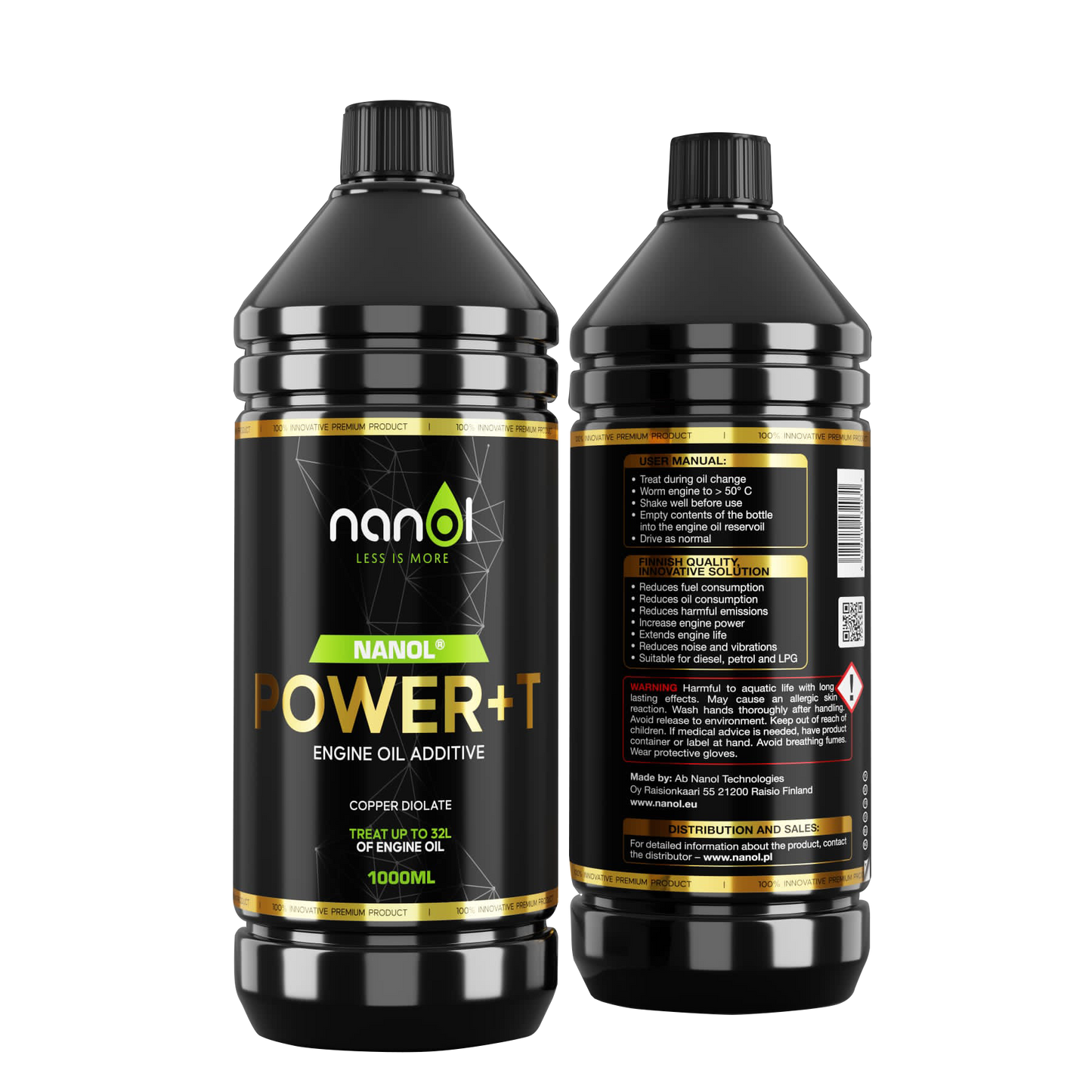 NANOL® POWER+ T - 1 L - Treats up to 33 L of engine oil